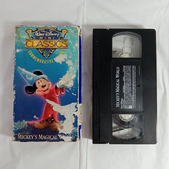 Walt Disney Classics Commemorative Edition Mickey's Magical World VHS - Picture 1 of 8